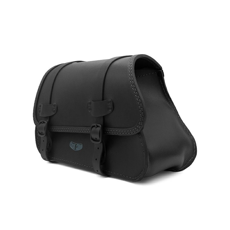 エンズクオイオ REV リトル GYPSY レザーサドルバッグ (ブルレザー) M8ソフテイル3