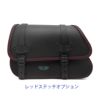 エンズクオイオ REV リトル GYPSY レザーサドルバッグ (ブルレザー) M8ソフテイル5