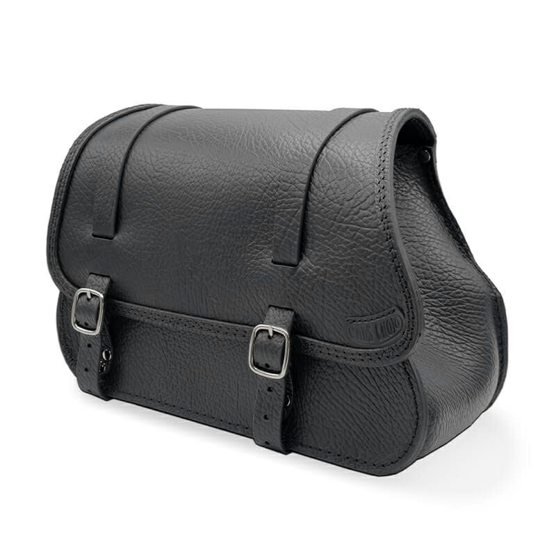 エンズクオイオ リトル GYPSY レザーサドルバッグ (リンクルレザー) M8ソフテイル