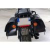 エンズクオイオ リトル GYPSY レザーサドルバッグ (ディストレスト・ツートーンダーク) M8ソフテイル7