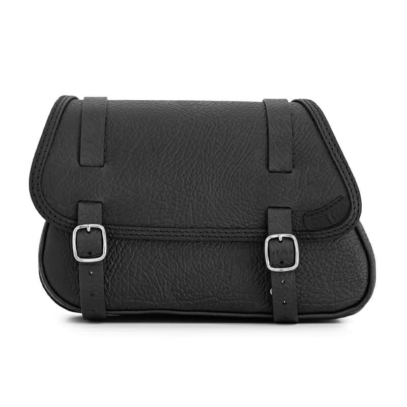 エンズクオイオ Folk レザーサドルバッグ (リンクルレザー) M8ソフテイル