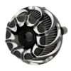 Arlen Ness Drift Inverted エアクリーナー ブラック RH975 ナイトスター