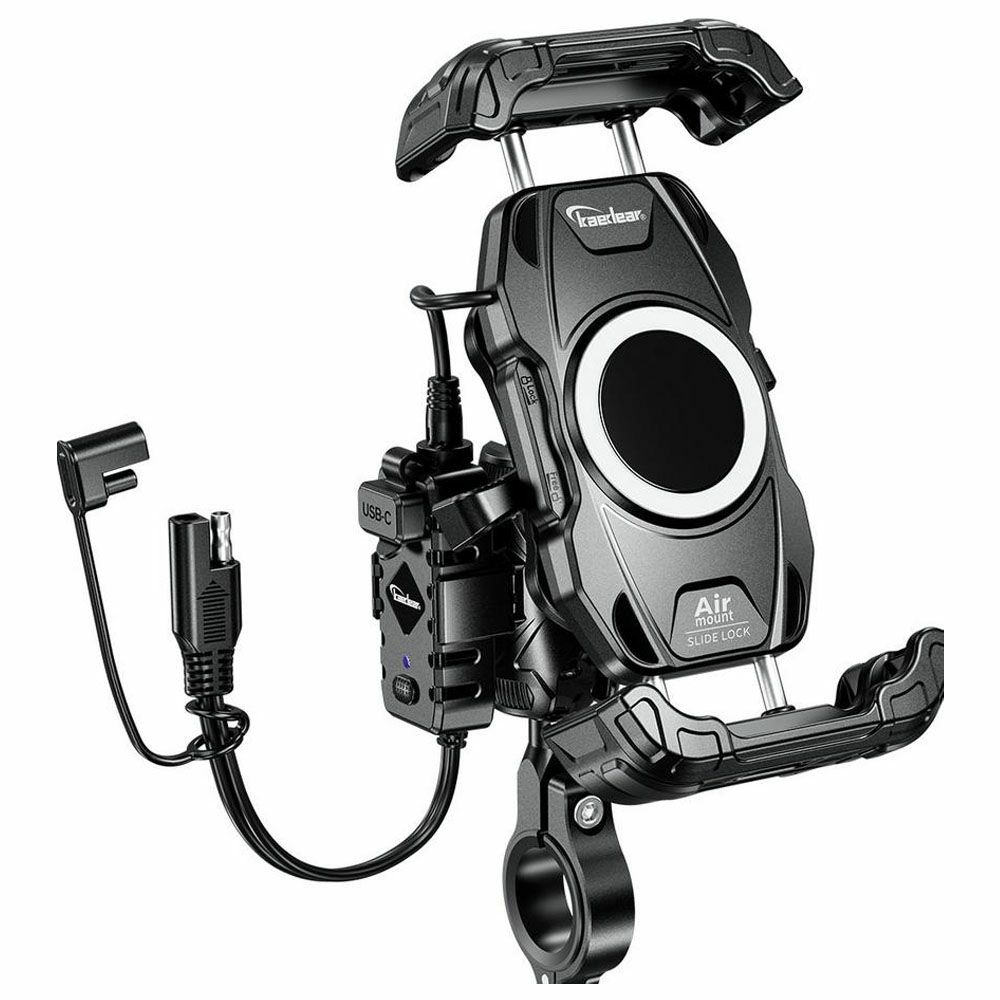 スライドロック QI＆USB充電/Airマウント搭載 カエディア 