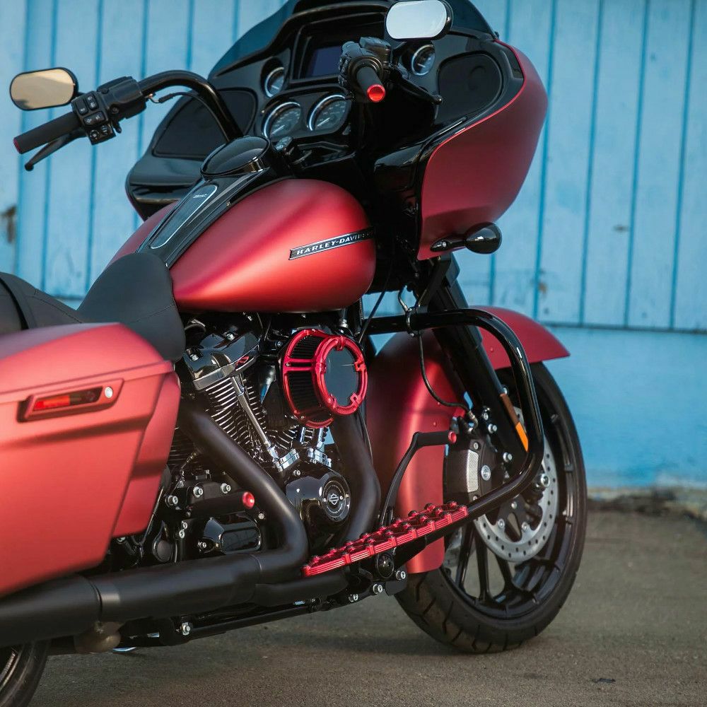 Arlen Ness Method Inverted エアクリーナー レッド RH975 ナイトスター