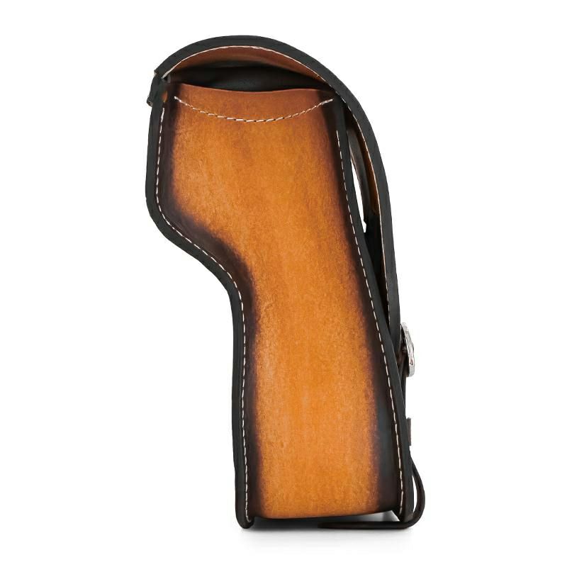 エンズクオイオ GLAM レザーサドルバッグ (ディストレスト・ツートーン)4