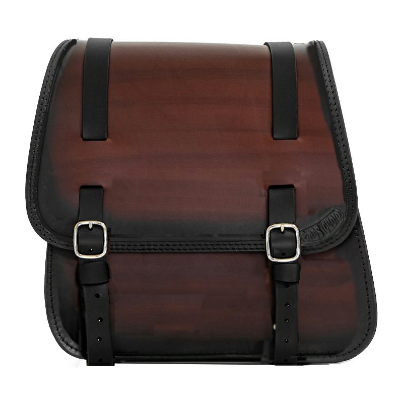 エンズクオイオ GLAM レザーサドルバッグ (ツートーン・ダーク)