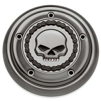 スカル＆チェーンコレクション・エアクリーナートリム　スモーキクローム　/ジュエルスカル-02