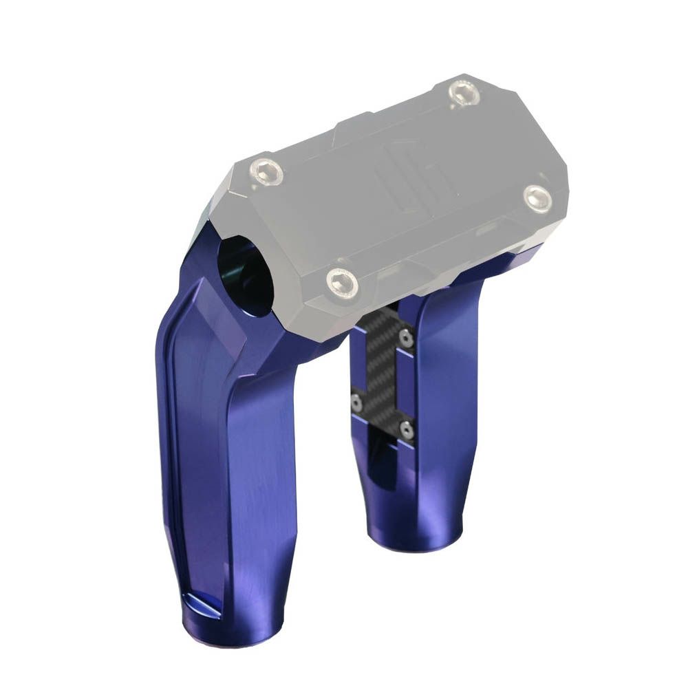 プルバックライザー 6.5インチ ブルーアルマイト OG（オリジナルガレージモト）