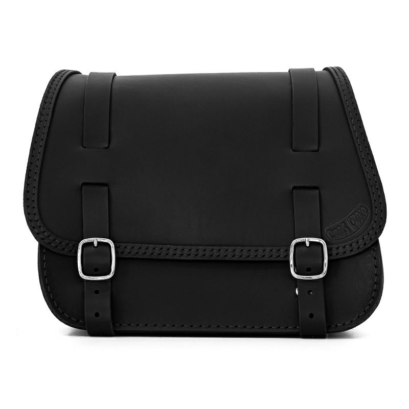 エンズクオイオ リトル GLAM レザーサドルバッグ (ブラック)2