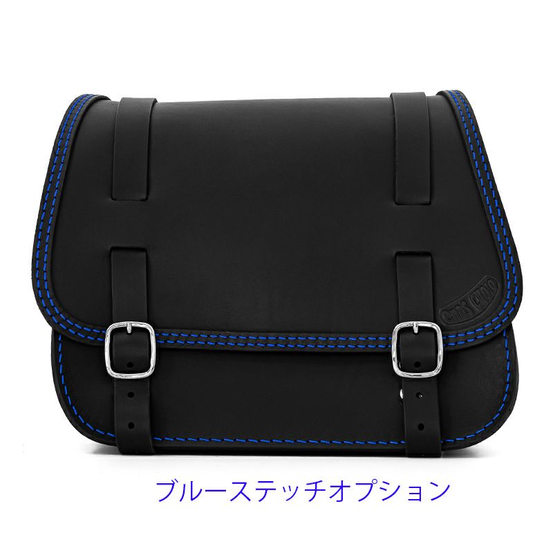 エンズクオイオ リトル GLAM レザーサドルバッグ (ブラック)6