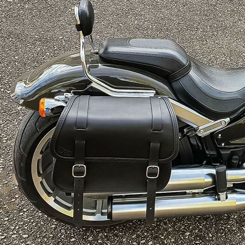 エンズクオイオ リトル GLAM レザーサドルバッグ (ツートーン)1