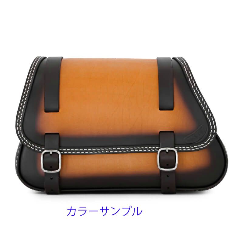 エンズクオイオ リトル GLAM レザーサドルバッグ (ツートーン)7