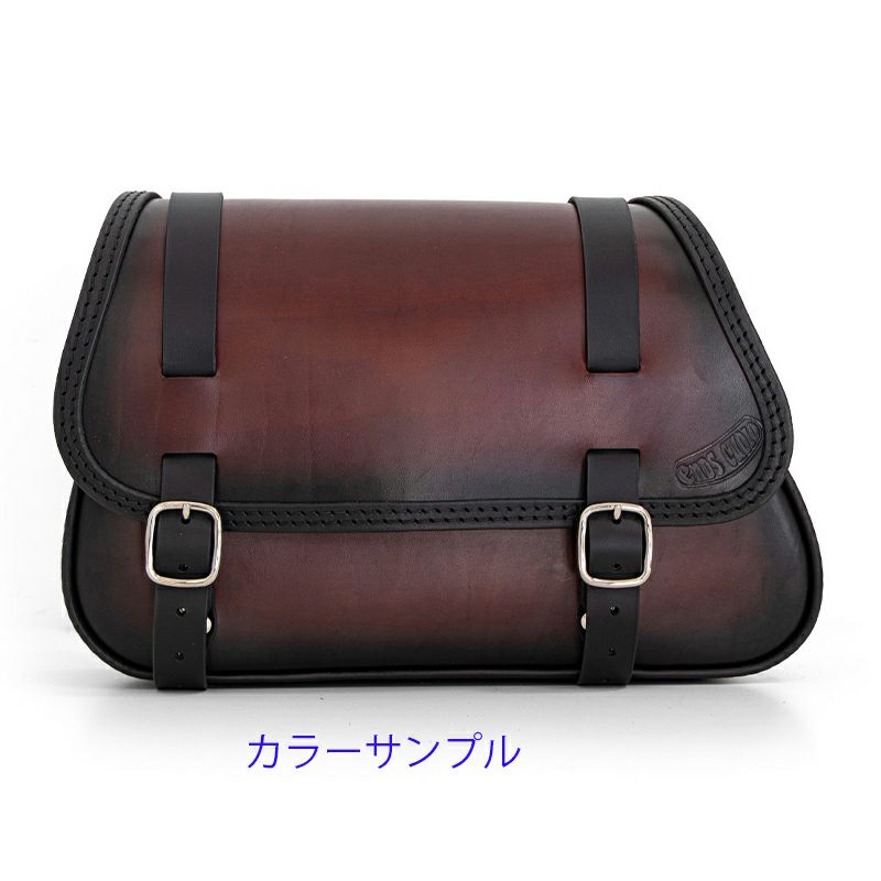  エンズクオイオ リトル GLAM レザーサドルバッグ (ツートーン・ダーク)7