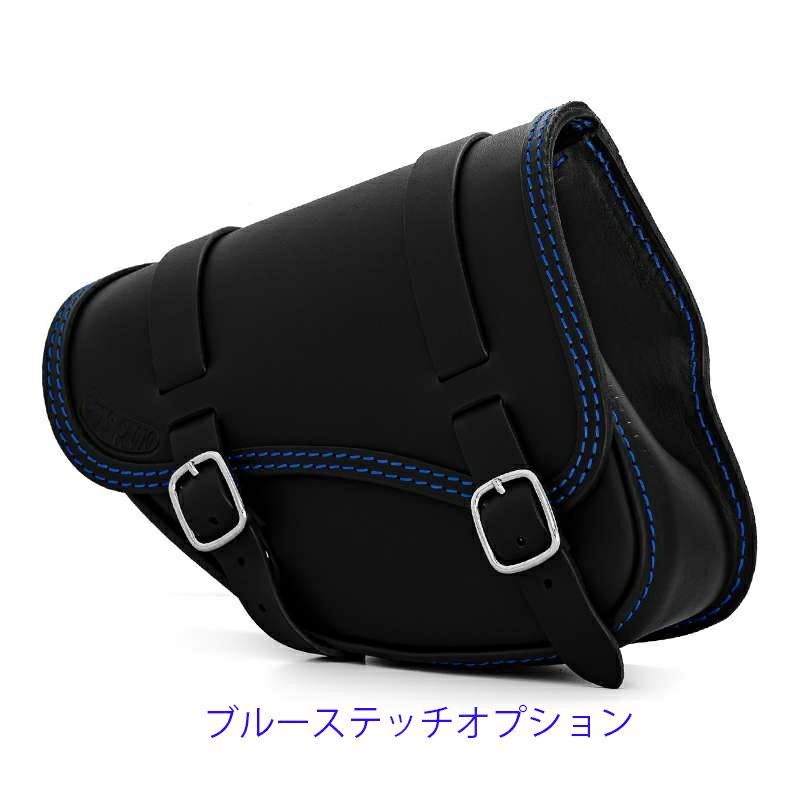 エンズクオイオ SOUL レザーサドルバッグ (ブラック)6