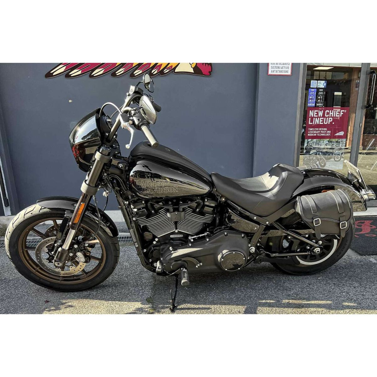 エンズクオイオ REV SOUL レザーサドルバッグ (型押しレザー)14