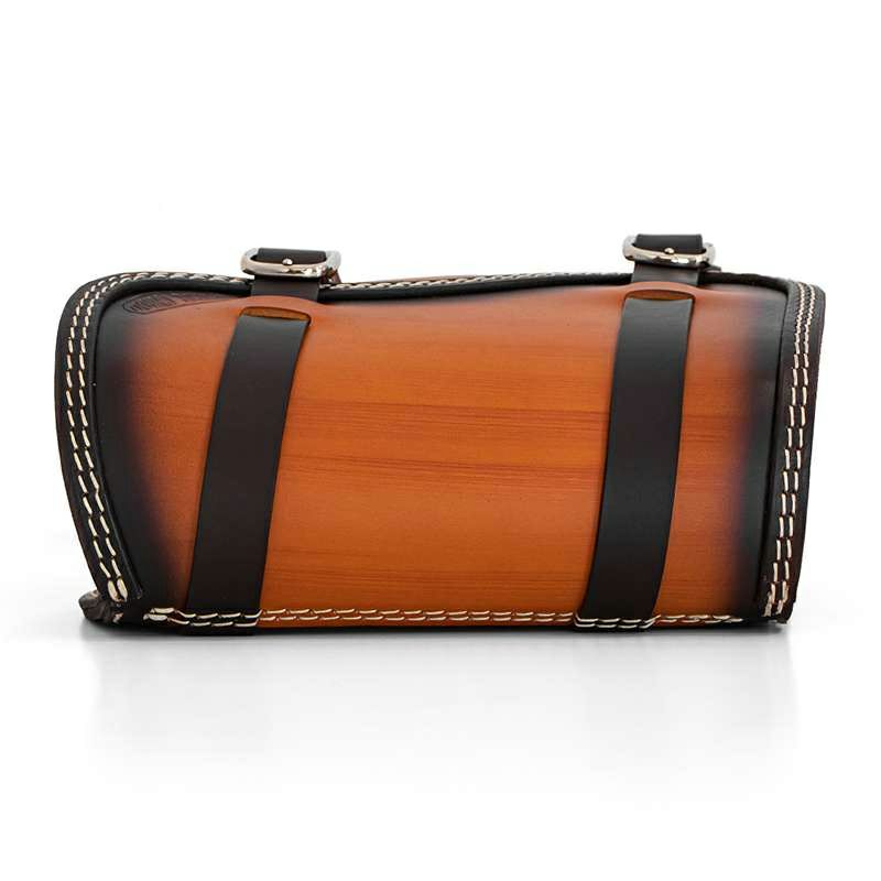 エンズクオイオ SOUL レザーサドルバッグ (ツートーン)5