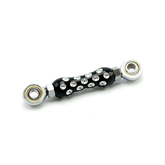 スポーツスター ドリルドデザイン シフターロッド(ブラック）MCS