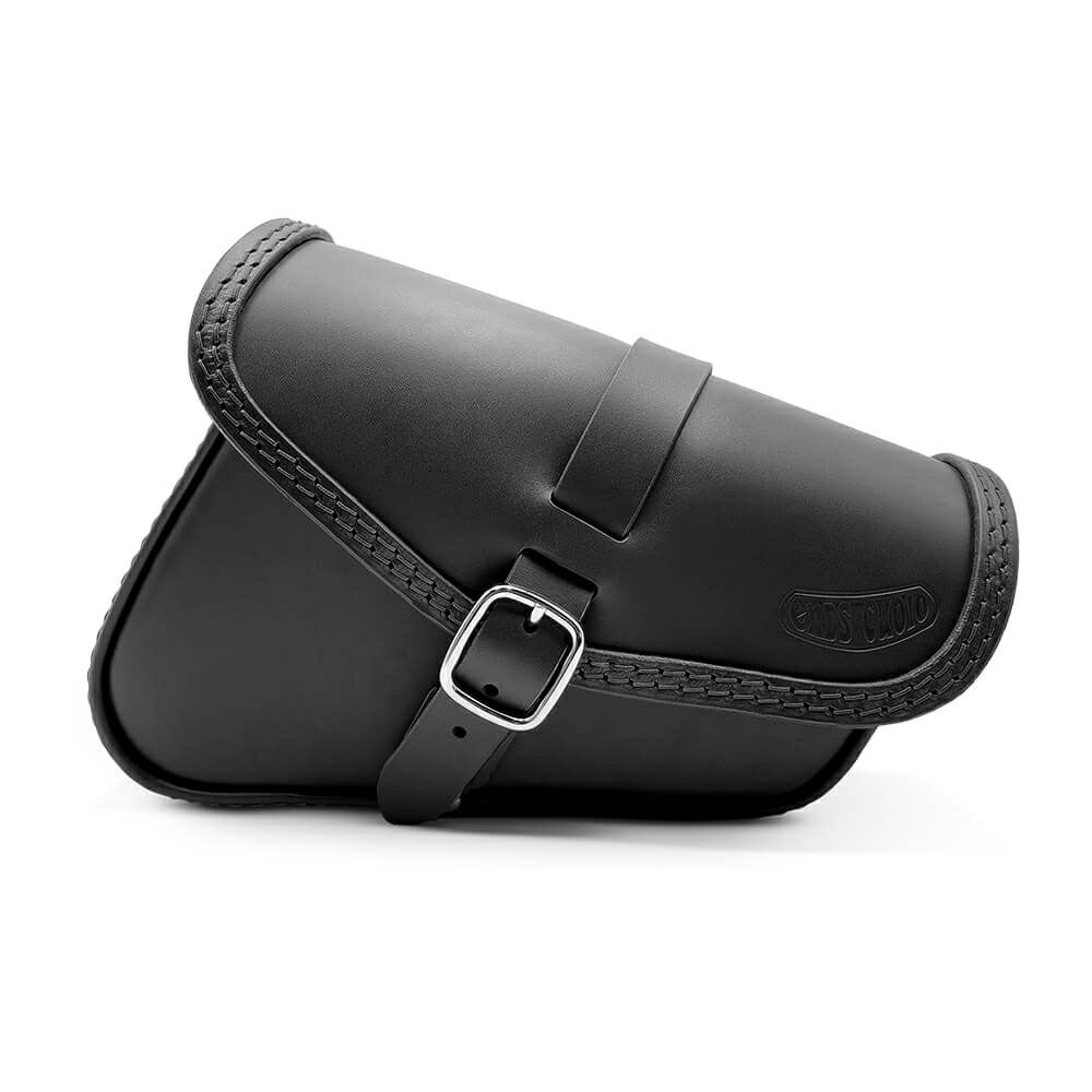 エンズクオイオ BEAT レザーサドルバッグ (ブラック)3