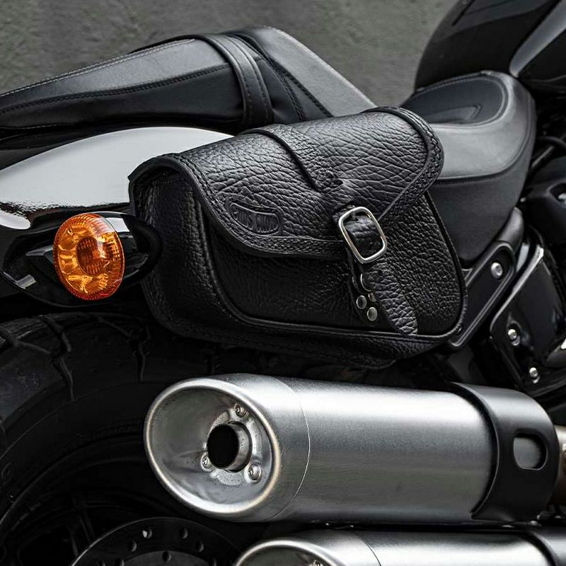 エンズクオイオ BEAT レザーサドルバッグ (リンクルレザー)