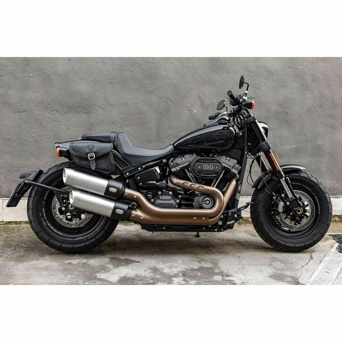 エンズクオイオ BEAT レザーサドルバッグ (リンクルレザー)8