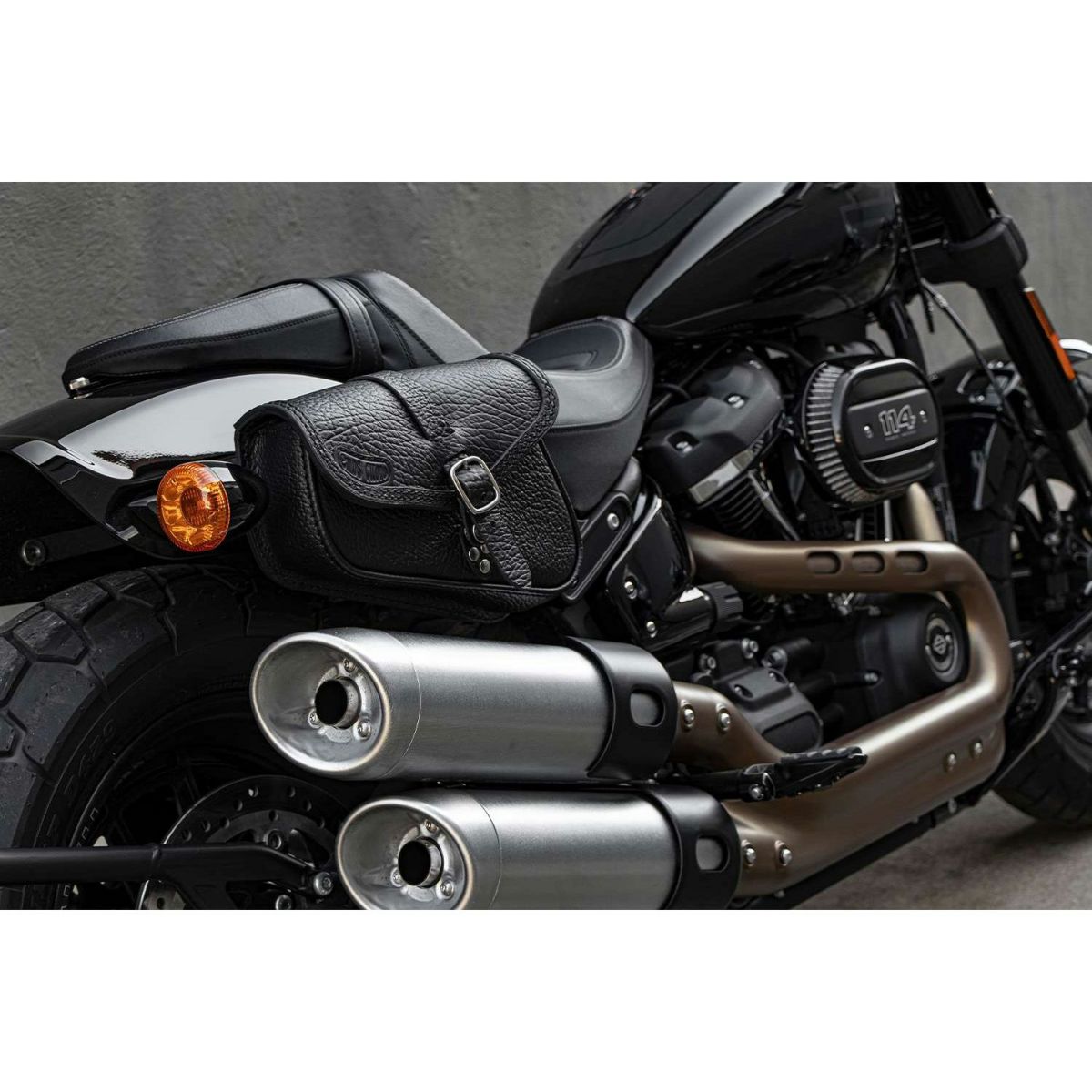 エンズクオイオ BEAT レザーサドルバッグ (リンクルレザー)9