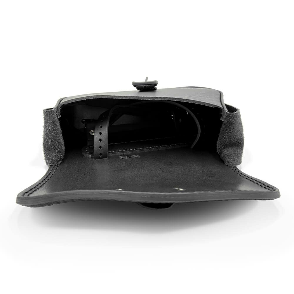 エンズクオイオ BEAT レザーサドルバッグ (型押しレザー)3