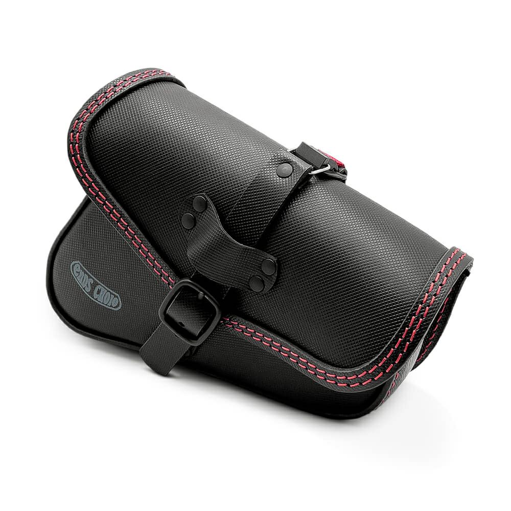 エンズクオイオ BEAT レザーサドルバッグ (型押しレザー)5