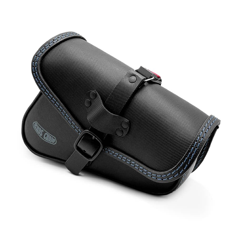 エンズクオイオ BEAT レザーサドルバッグ (型押しレザー)6