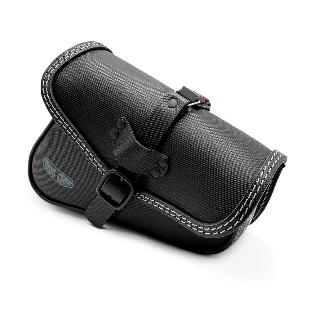 エンズクオイオ BEAT レザーサドルバッグ (型押しレザー)7