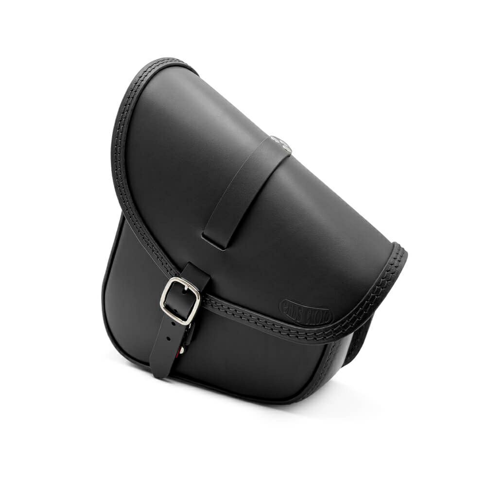 エンズクオイオ BOB レザー スイングアームバッグ (ブラック)1