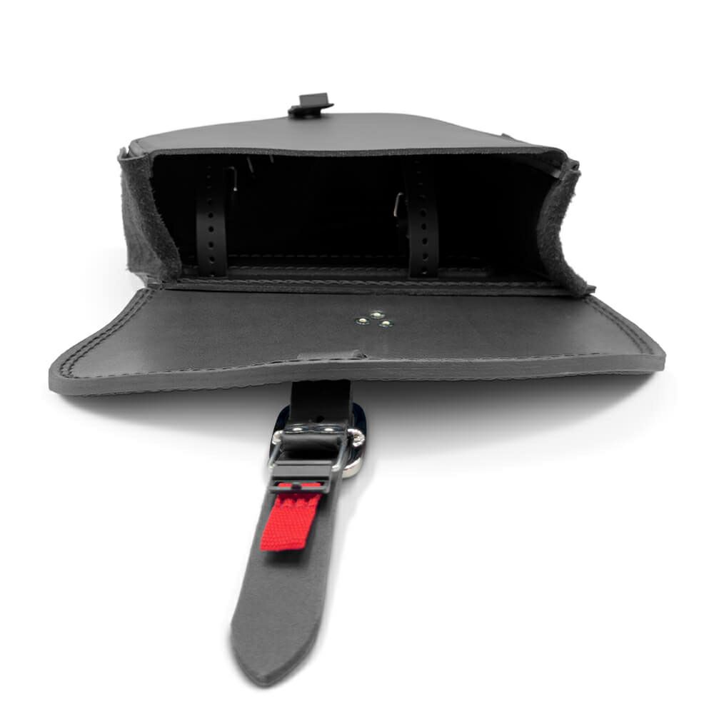 エンズクオイオ BOB レザー スイングアームバッグ (ブラック)3