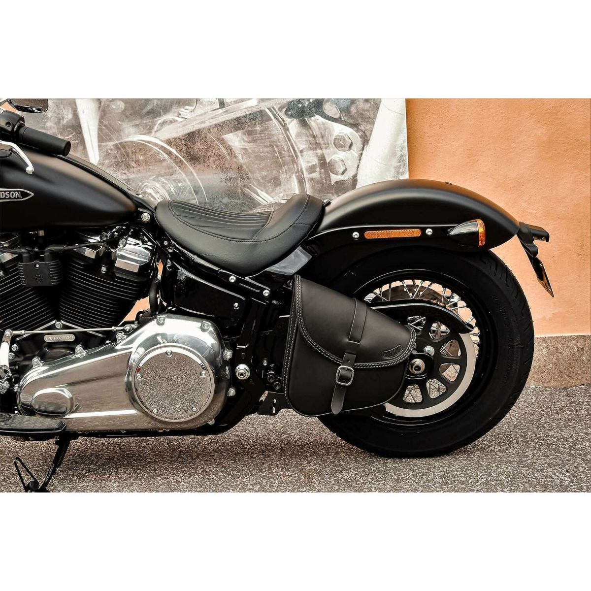 エンズクオイオ BOB レザー スイングアームバッグ (リンクルレザー)6