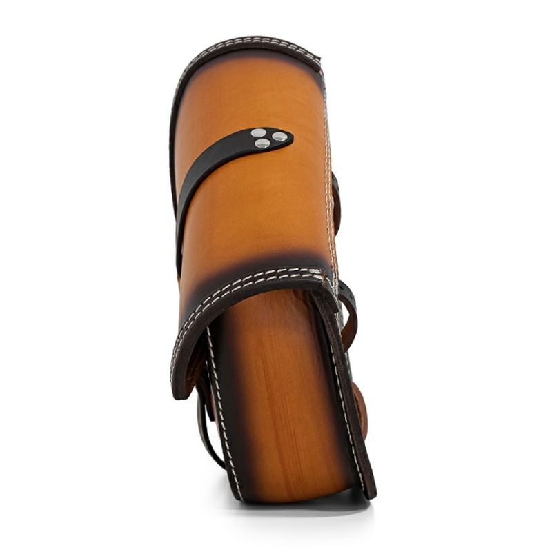 エンズクオイオ BOB レザー スイングアームバッグ (ツートーン)4