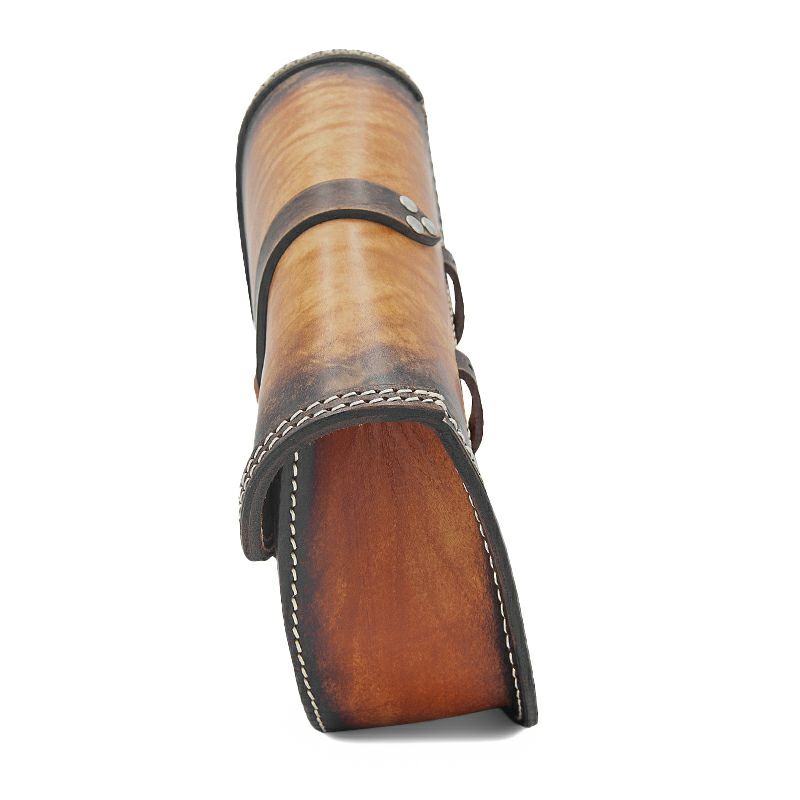 エンズクオイオ BOB レザー スイングアームバッグ (ディストレスト・ツートーン)3