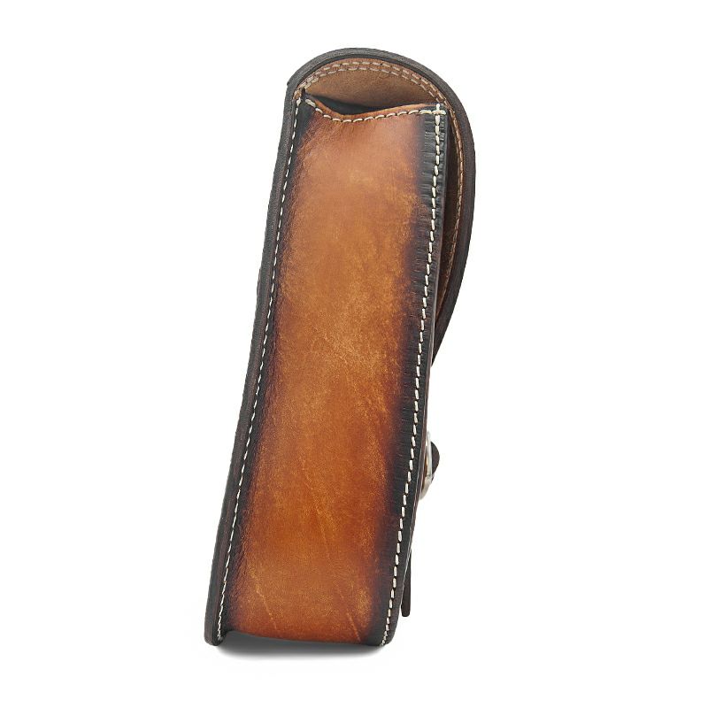 エンズクオイオ BOB レザー スイングアームバッグ (ディストレスト・ツートーン)4