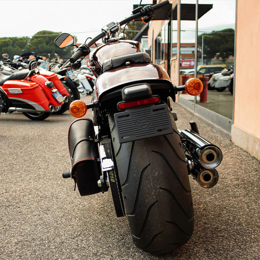 エンズクオイオ BOB レザー スイングアームバッグ (ディストレスト・ツートーン)14