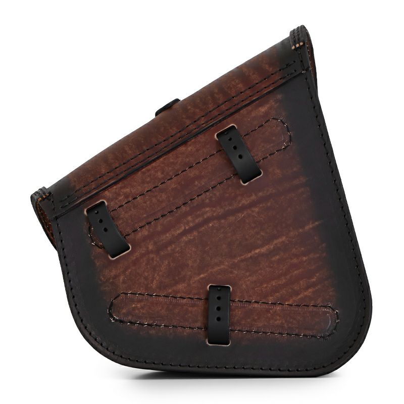 エンズクオイオ BOB レザー スイングアームバッグ (ディストレスト・ツートーン・ダーク)1