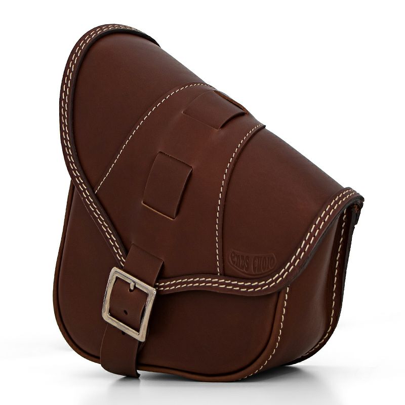エンズクオイオ BOB Special レザー スイングアームバッグ (ダークブラウン)5