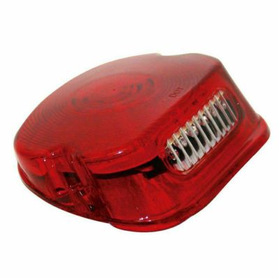 Letric Lighting スクエアバック LEDテールライト レッドレンズ 上ナンバー用