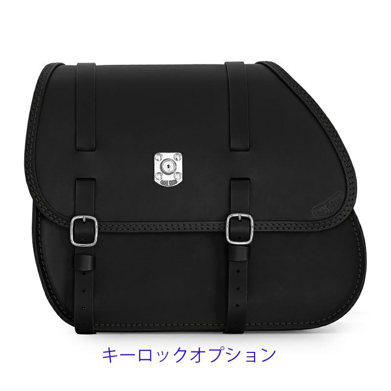  エンズクオイオ Country レザーサドルバッグ (ブラック)14