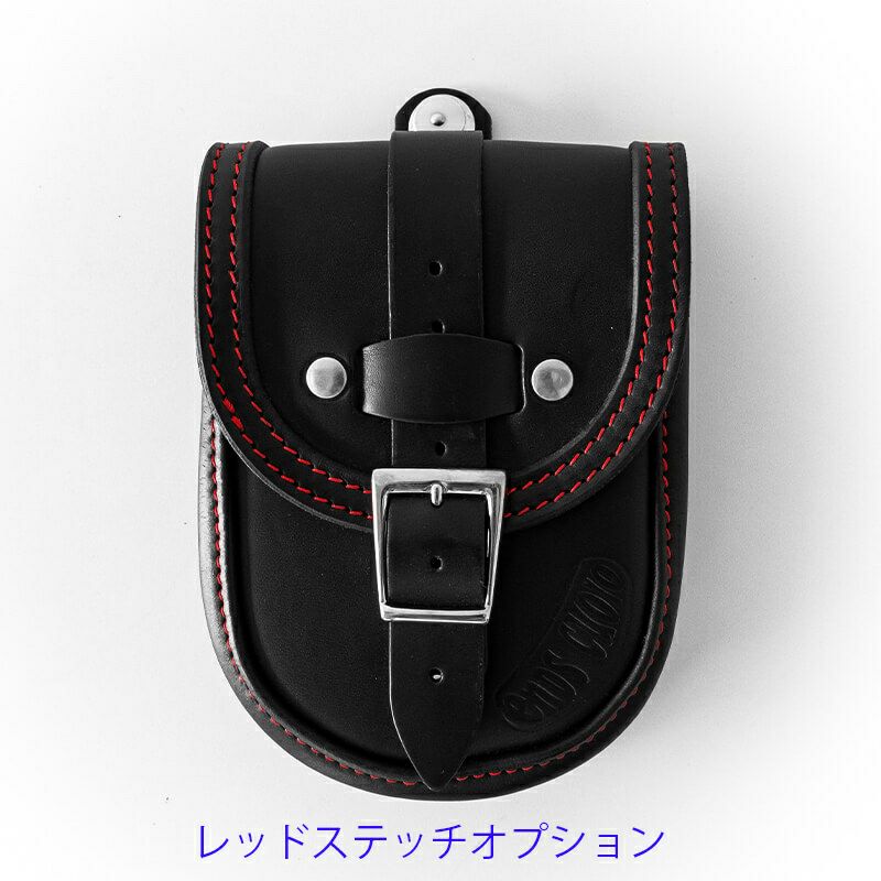 エンズクオイオ Smart レザー タンクバッグ (ブラック) M8 ファットボーイ11