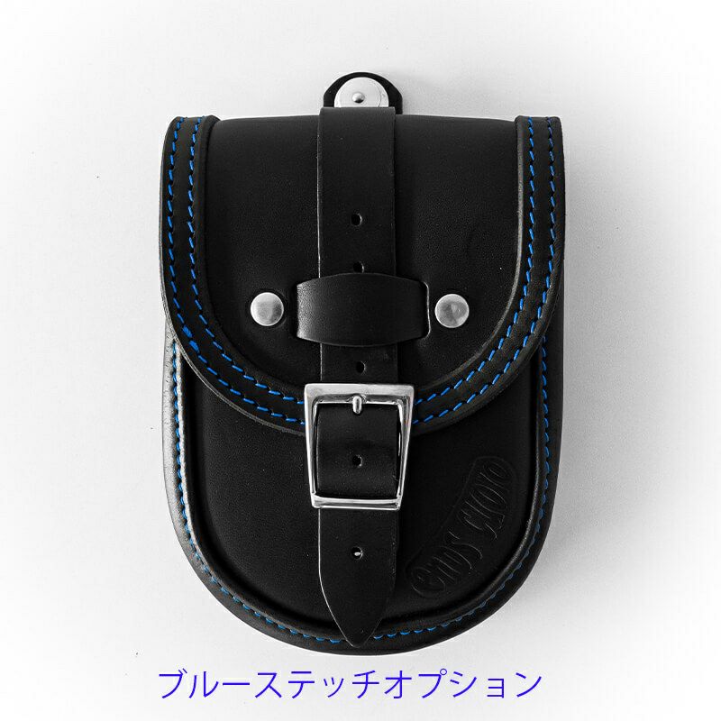 エンズクオイオ Smart レザー タンクバッグ (ブラック) M8 ファットボーイ12