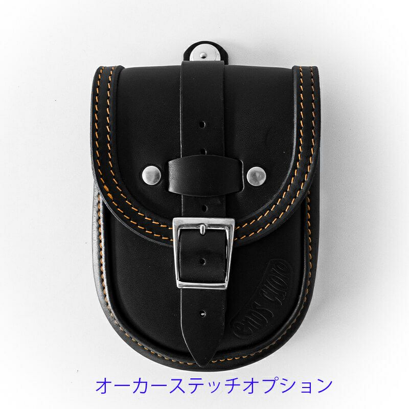  エンズクオイオ Smart レザー タンクバッグ (ブラック) M8 ローライダー/S15