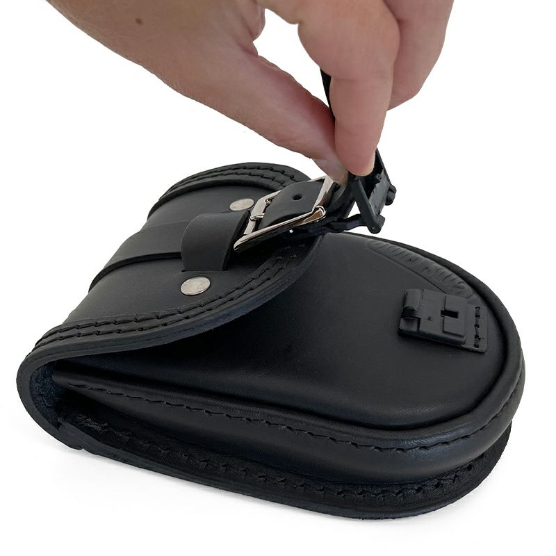 エンズクオイオ Smart レザー タンクバッグ (ブラック) M8 ファットボブ7