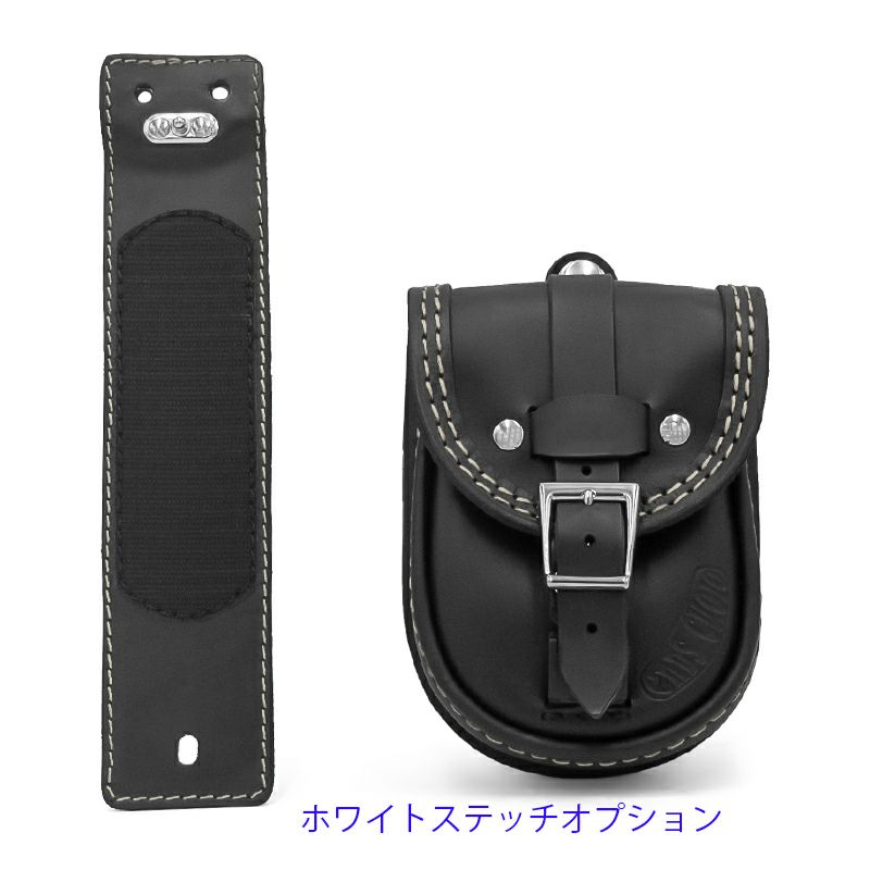  エンズクオイオ Smart レザー タンクバッグ (ブラック) M8 スポーツグライド8