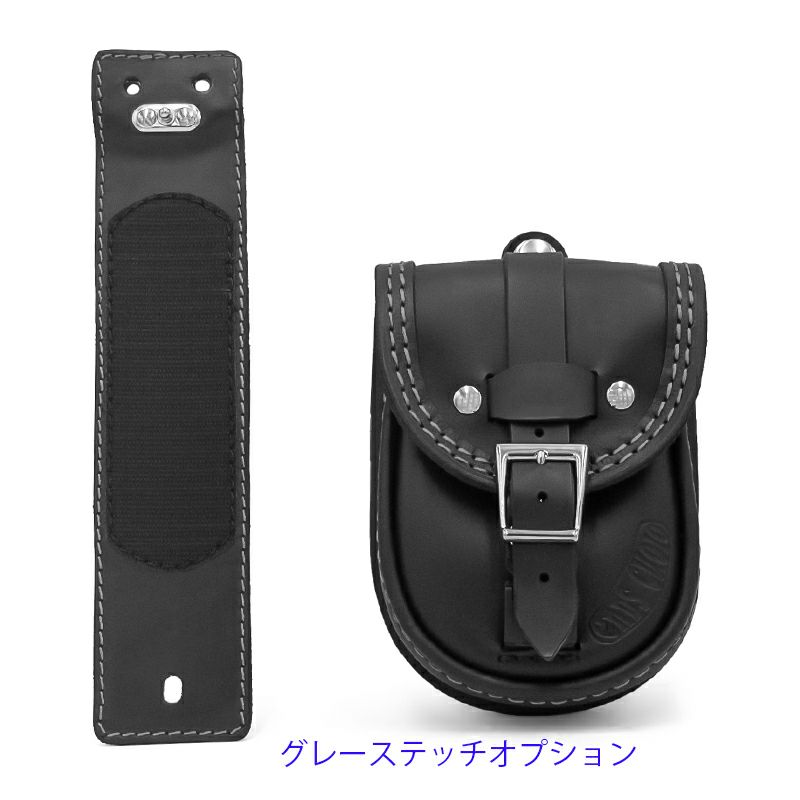  エンズクオイオ Smart レザー タンクバッグ (ブラック) M8 スポーツグライド9