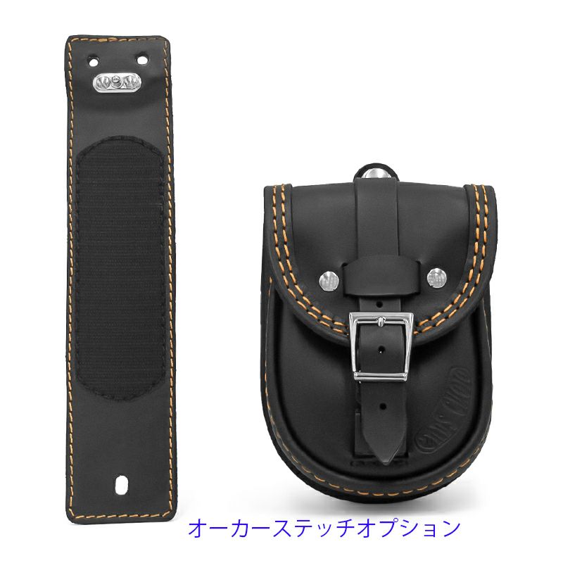 エンズクオイオ Smart レザー タンクバッグ (ブラック) M8 スポーツグライド11