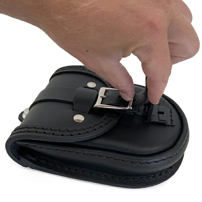  エンズクオイオ Smart レザー タンクバッグ (ブラック) M8 スポーツグライド13