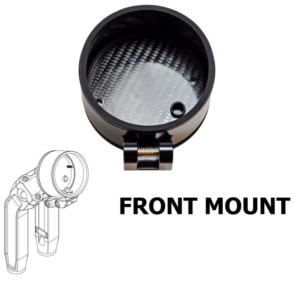 OGライザー用 シングル メーターゲージ フロントマウント ブラック OG（オリジナルガレージモト）