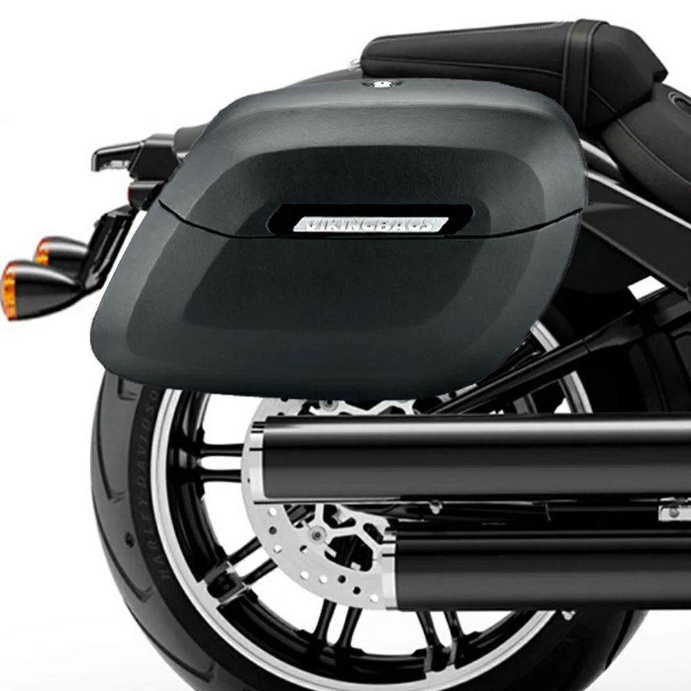  M8 ブレイクアウト Lamellar Raven エクストララージ・サドルバッグ 40L (マットブラック)